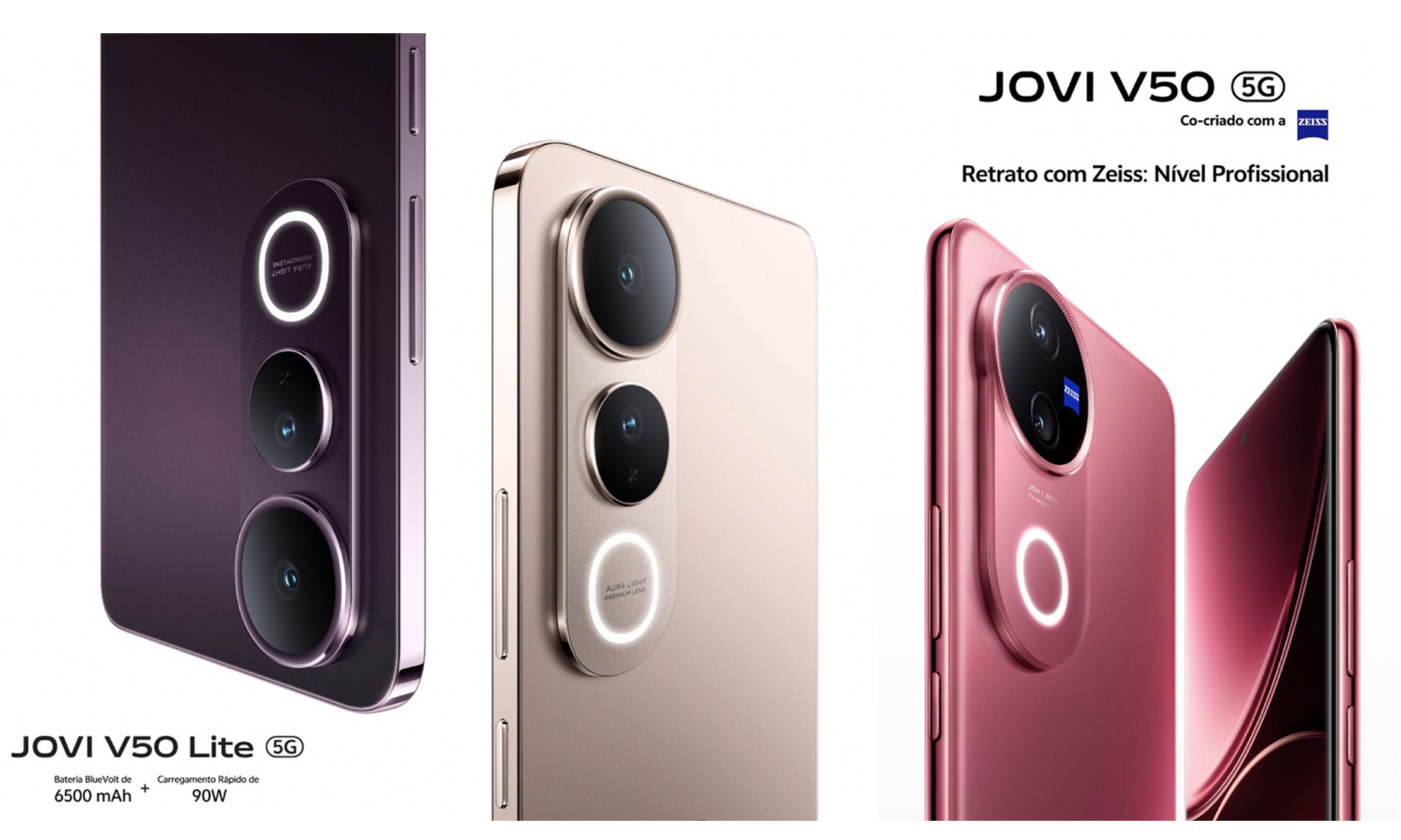 JOVI chega ao Brasil e anuncia V50 5G e V50 Lite 5G