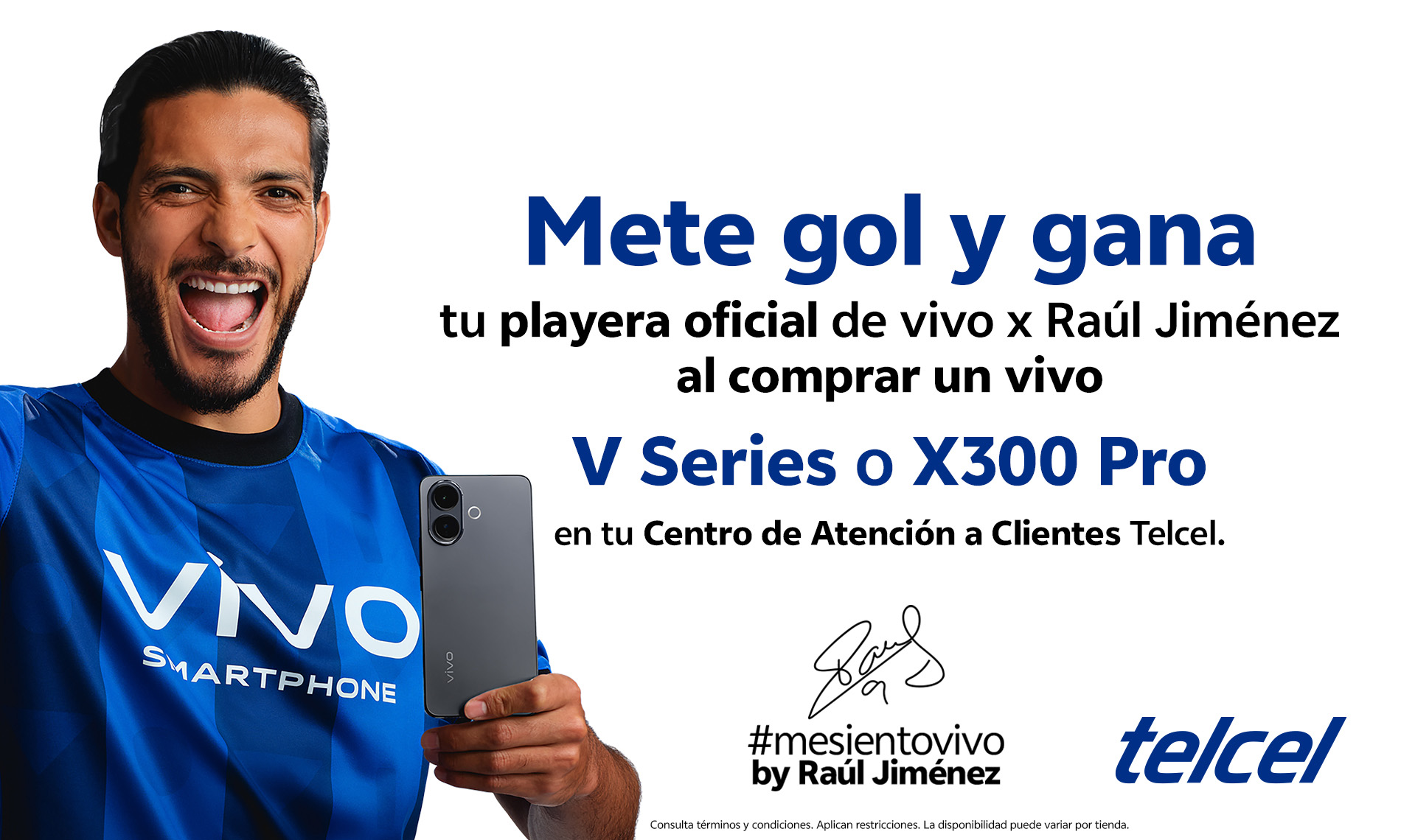 vivo Smartphone y Telcel te invitan a participar en una dinámica especial en Centros de Atención a Clientes Telcel.
