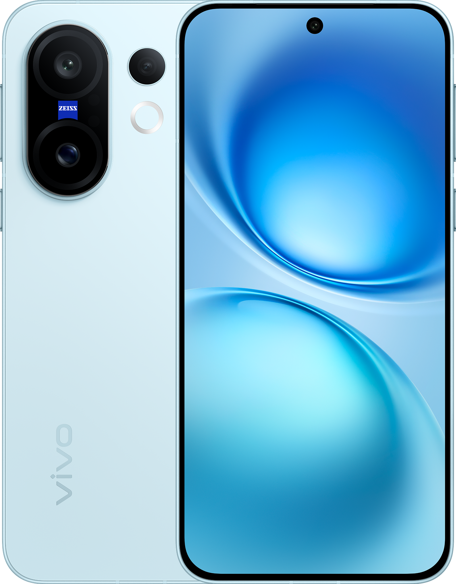 vivo X200 FE in Blue Breeze color