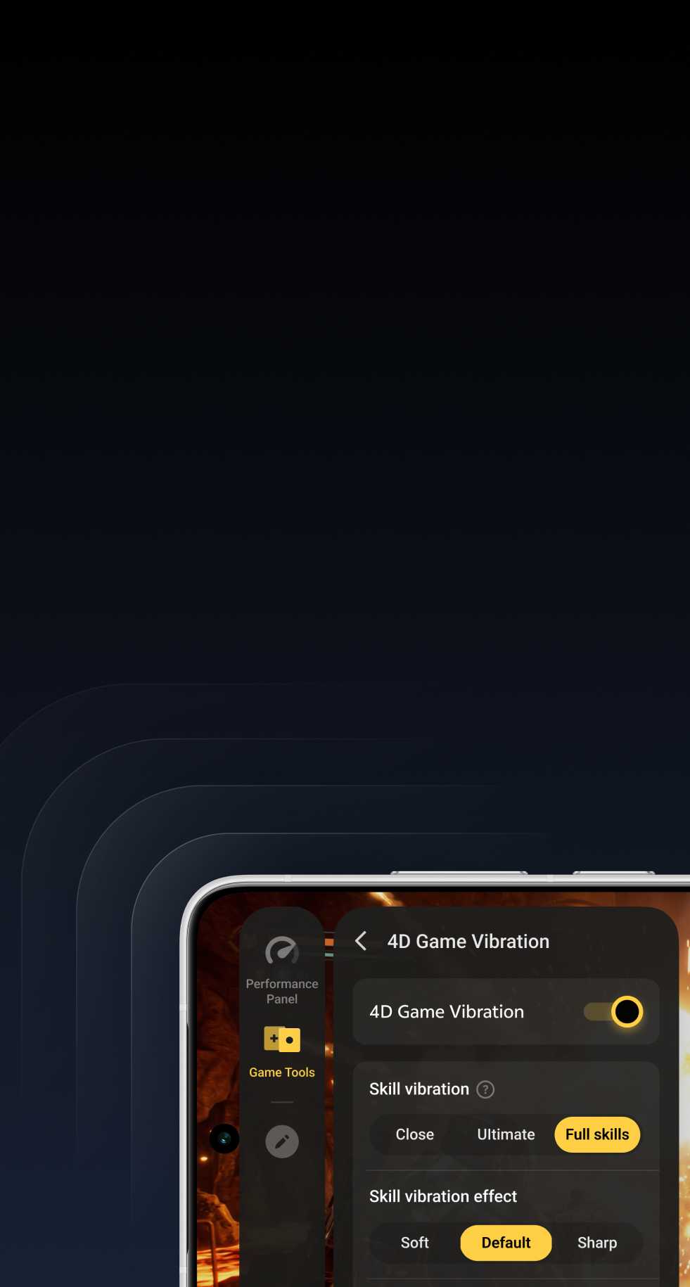 vivo OriginOS 7 with 4D game vibration