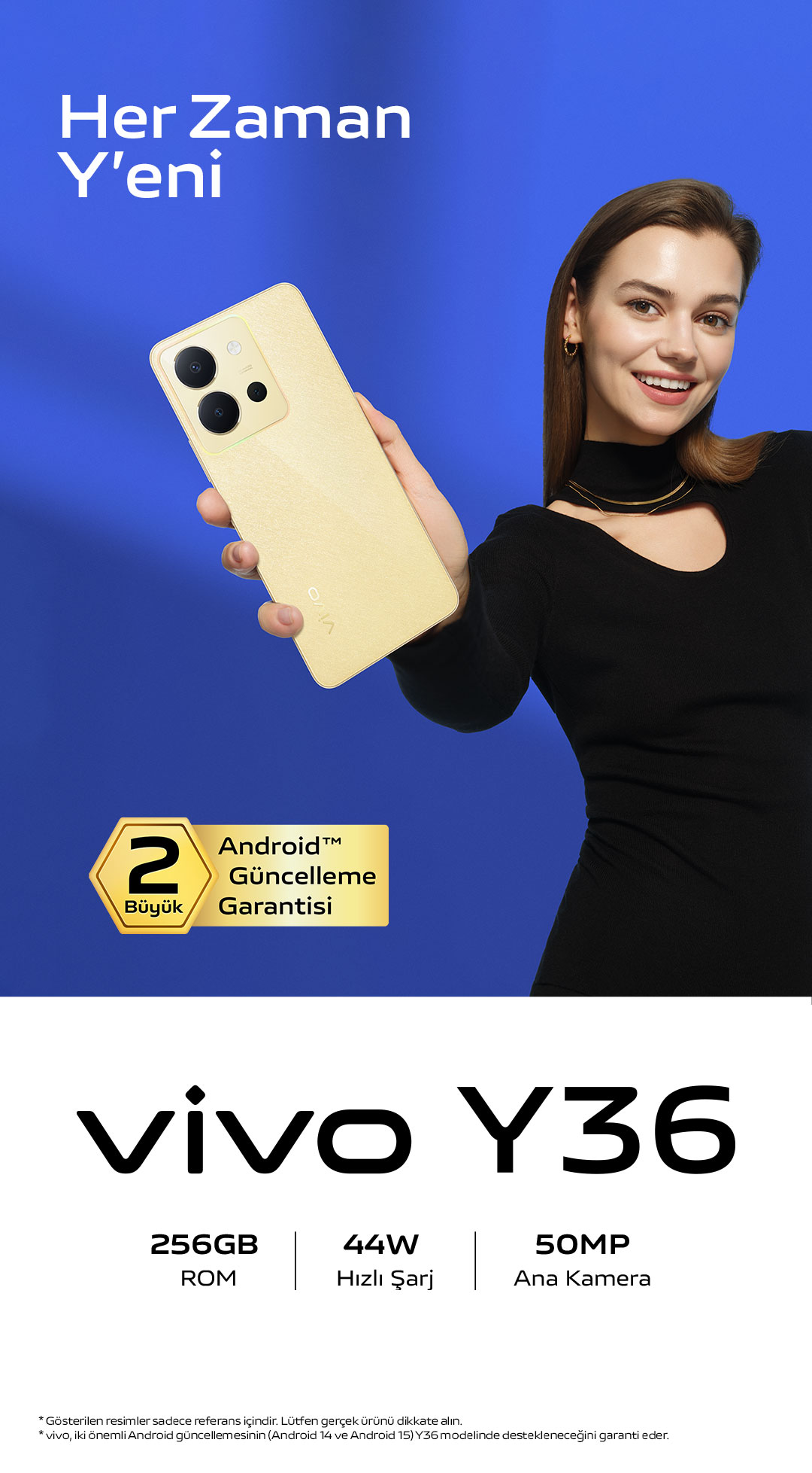 vivo Y36 - Havalı ve Muhteşem Tasarıma Sahip Akıllı Telefon | vivo Türkiye