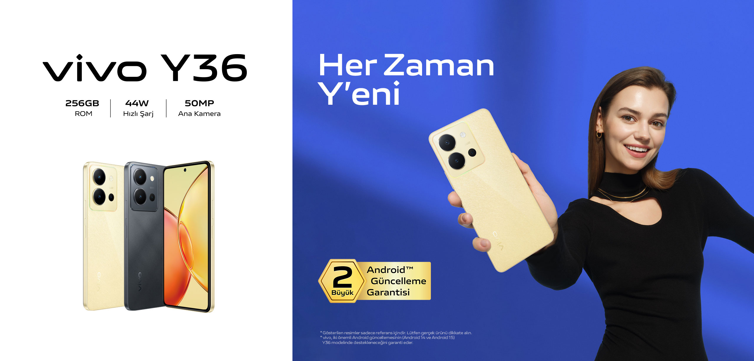 vivo Y36 - Havalı ve Muhteşem Tasarıma Sahip Akıllı Telefon | vivo Türkiye