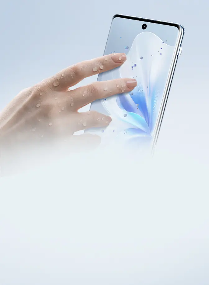 vivo V30 ıslak elle dokunulduğunda hassas bir şekilde çalışabilir