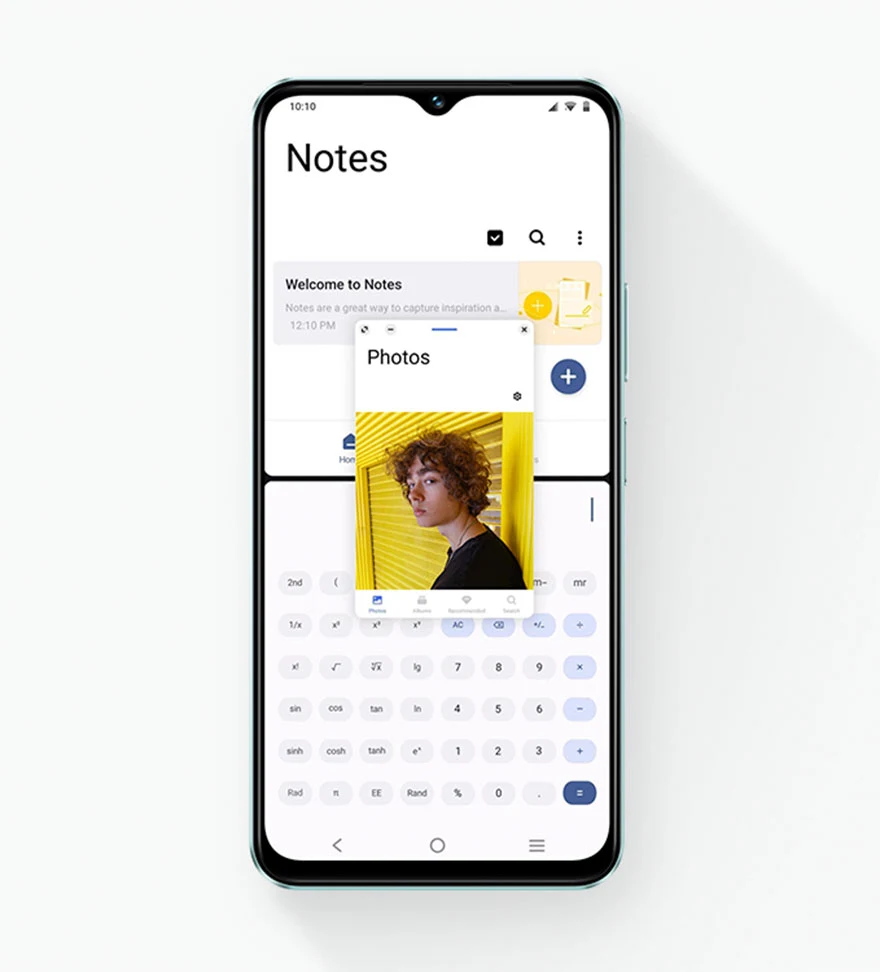 Bölünmüş ekran işlevine sahip vivo Y18