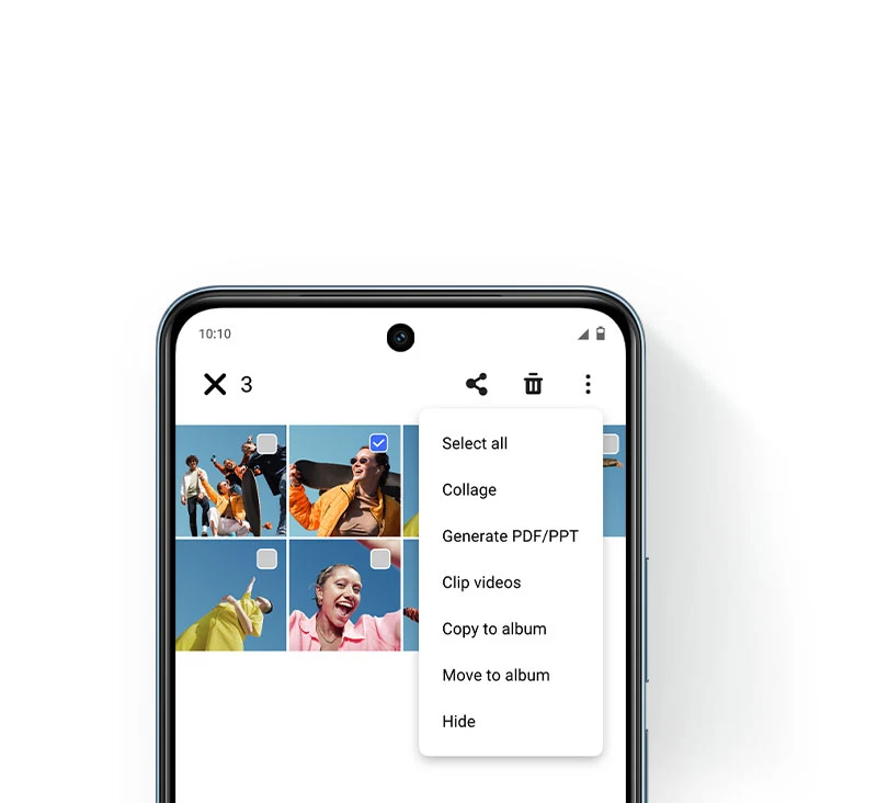 vivo Y38 5G con función de acceso a fotos ocultas