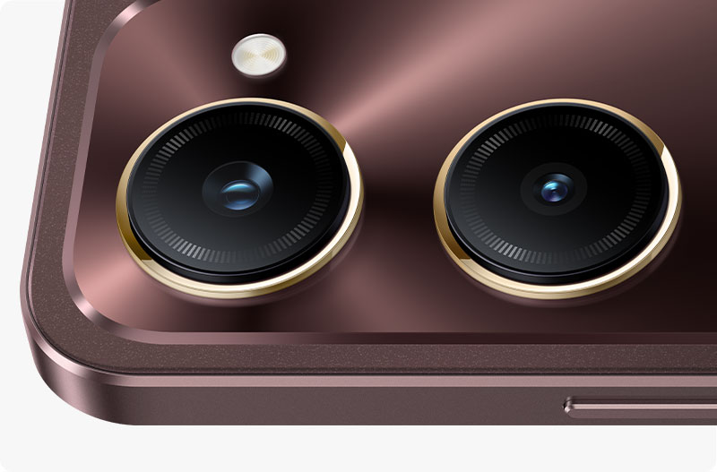 vivo&nbsp;Y28s&nbsp;5G con un acabado dorado