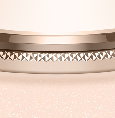 vivo Y28 en Oro Rosa con patrón de diamante 3D