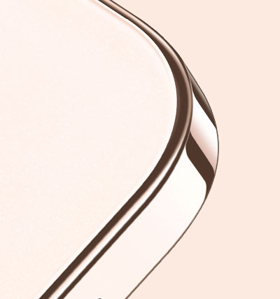 vivo Y28 en Oro Rosa con marco metálico de alto brillo