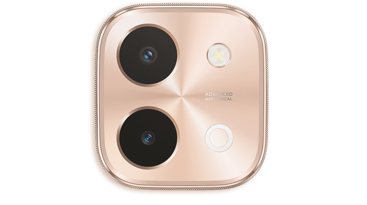 vivo Y28 con luz dinámica y cámaras de 50 MP y 2 MP