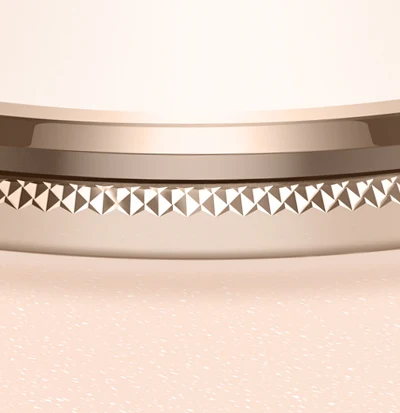 vivo Y28 en Oro Rosa con patrón de diamante 3D