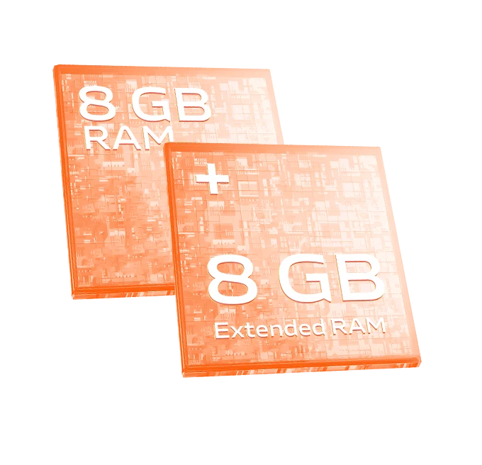 vivo Y28 con RAM extendida de 8 + 8 GB