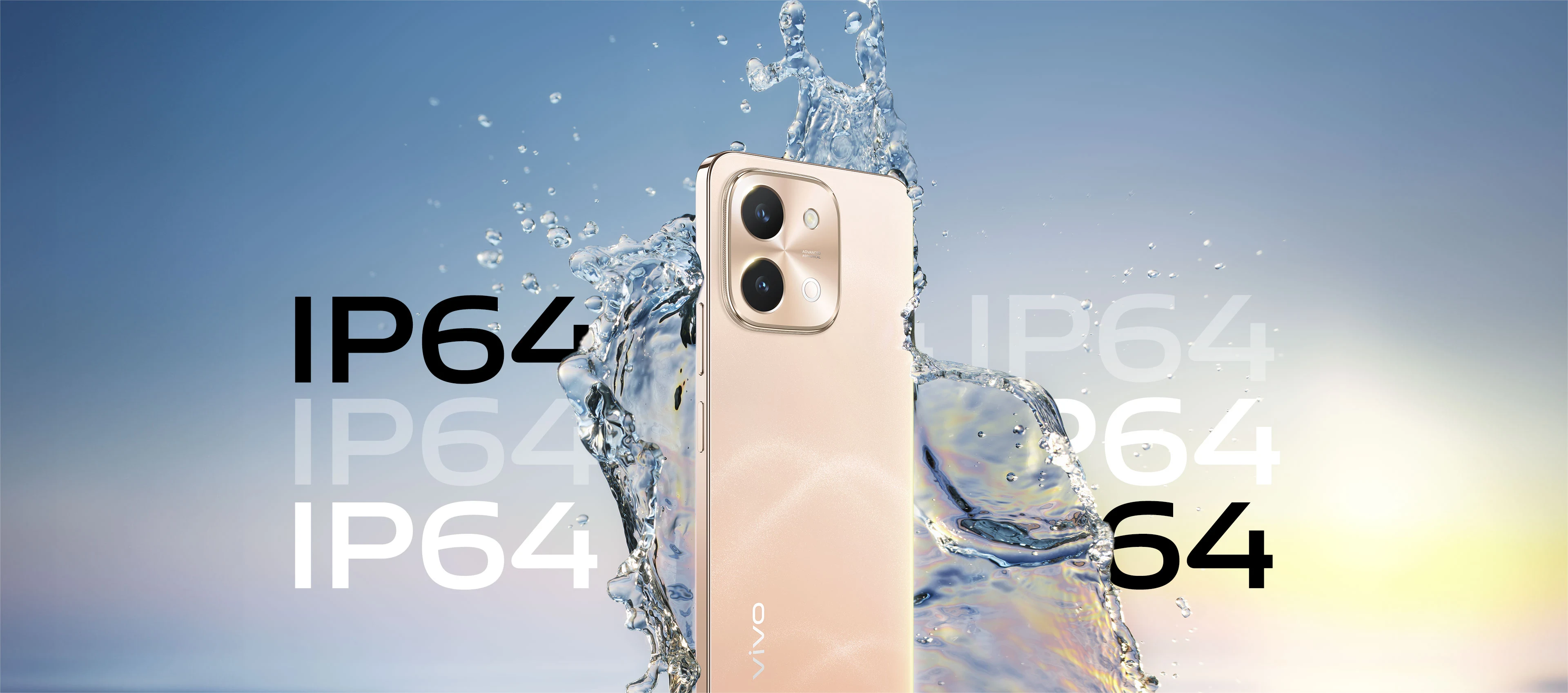 vivo Y28 con resistencia al polvo y al agua IP64