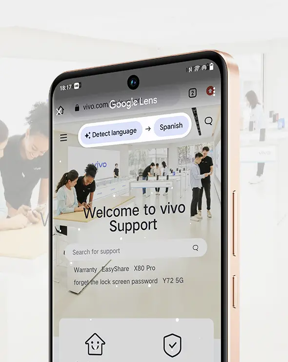 Traducción con solo un toque del vivo v30 Lite MX