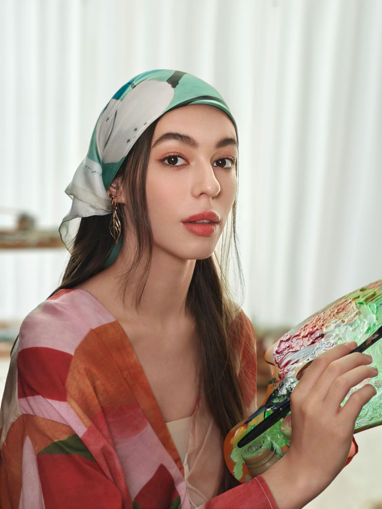 Muestra fotográfica del vivo V40 con iluminación de estudio 3D con IA