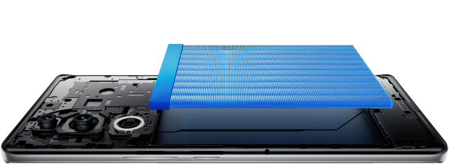 vivo V40 con batería liviana y potente