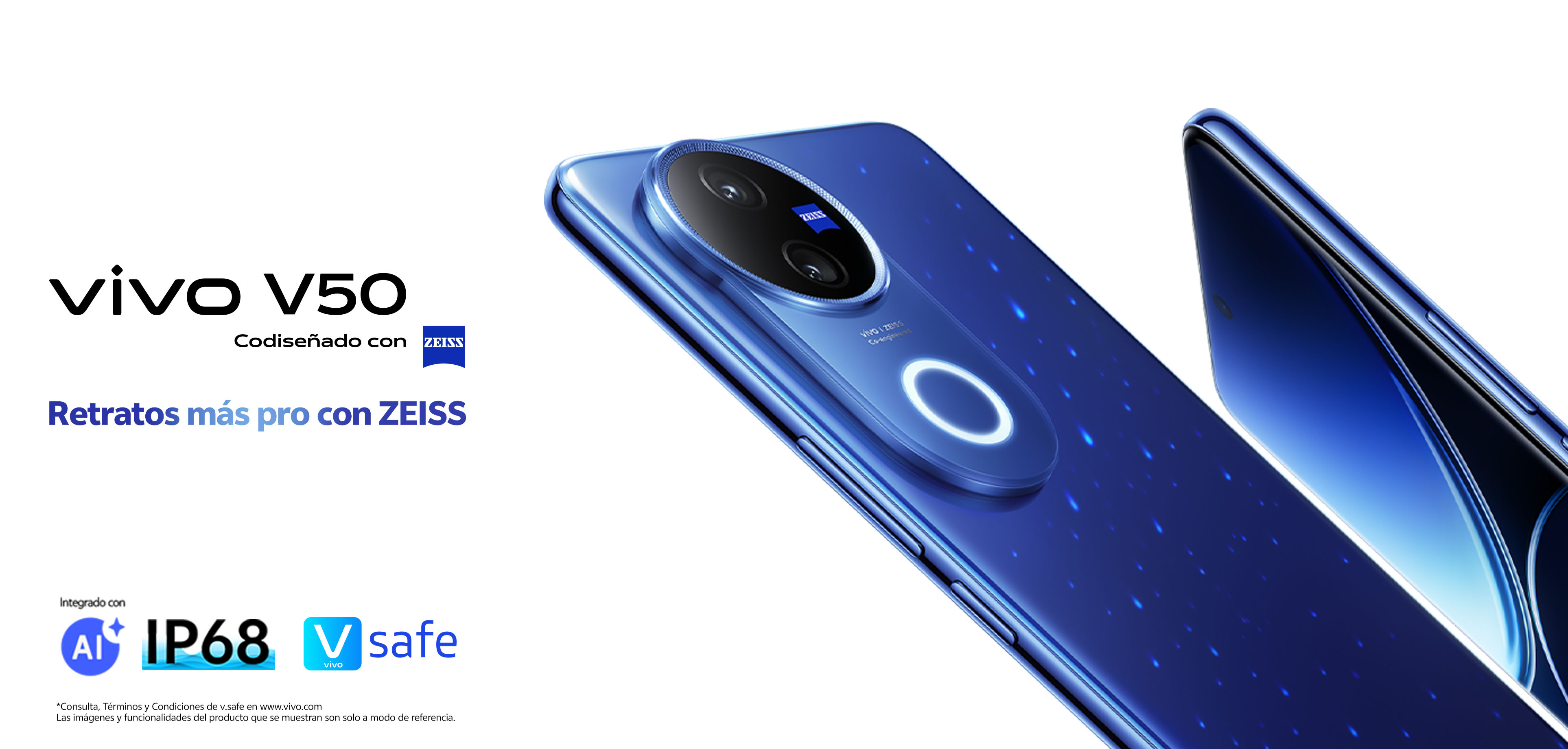 vivo V50 in Ancora Red