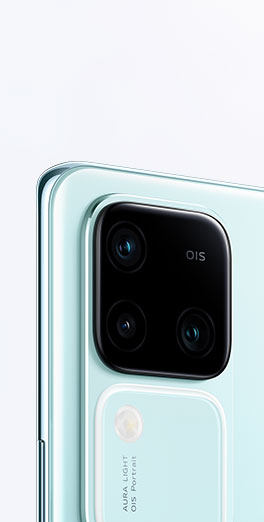 vivo V30 in color waving aqua