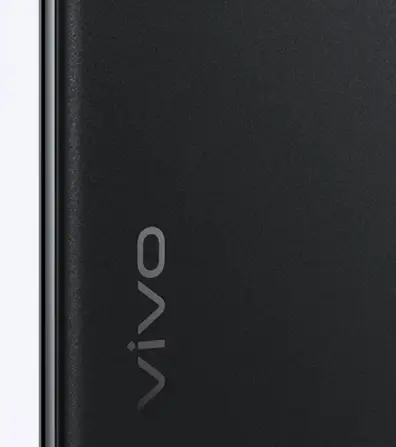 vivo V30 in color noble black with 3D petal design
