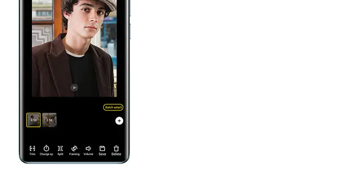 vivo V30 with simplified material management function