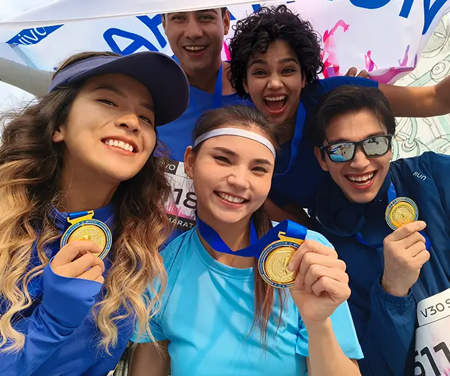 AI group portrait by vivo V30