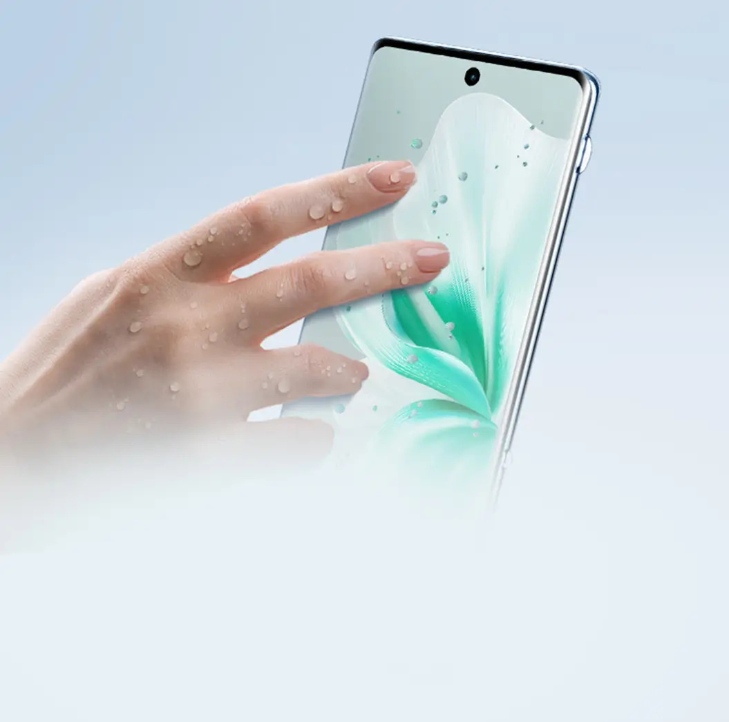 vivo V30 can operate precisely with wet-hand touch