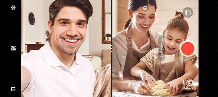 vivo v25e dual view video