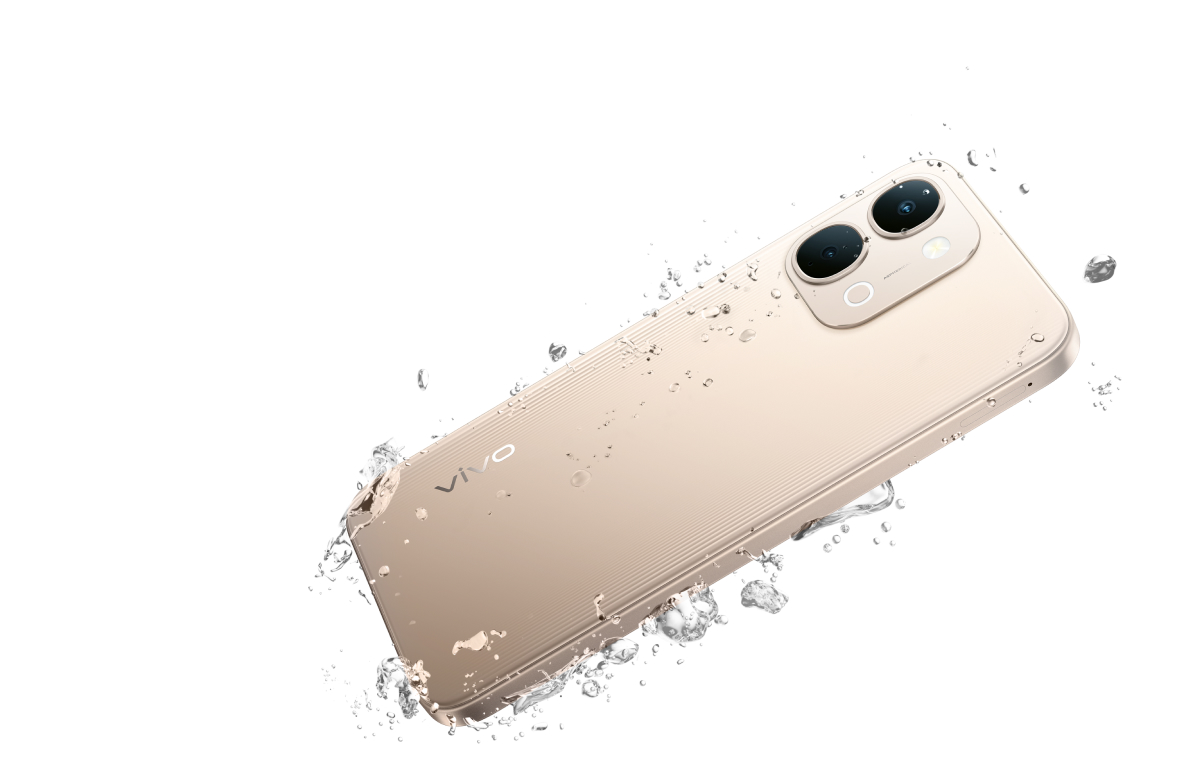 vivo Y31d featuring living colors and a comfortable grip