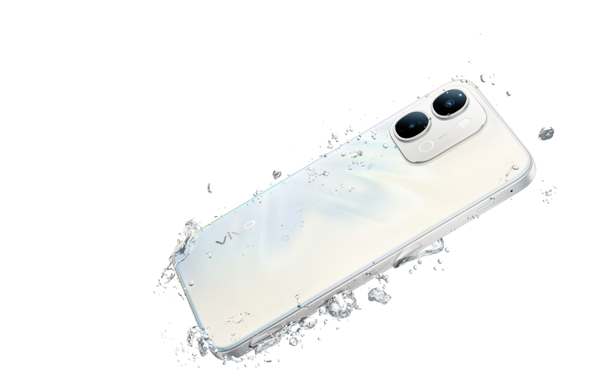 vivo Y31d featuring living colors and a comfortable grip
