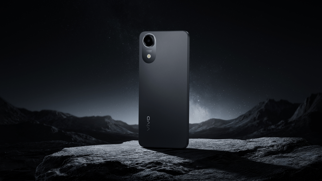 vivo Y05e in Grand Black