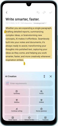 vivo Y05e with AI Creation