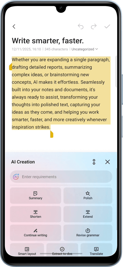 vivo Y05e with AI Creation