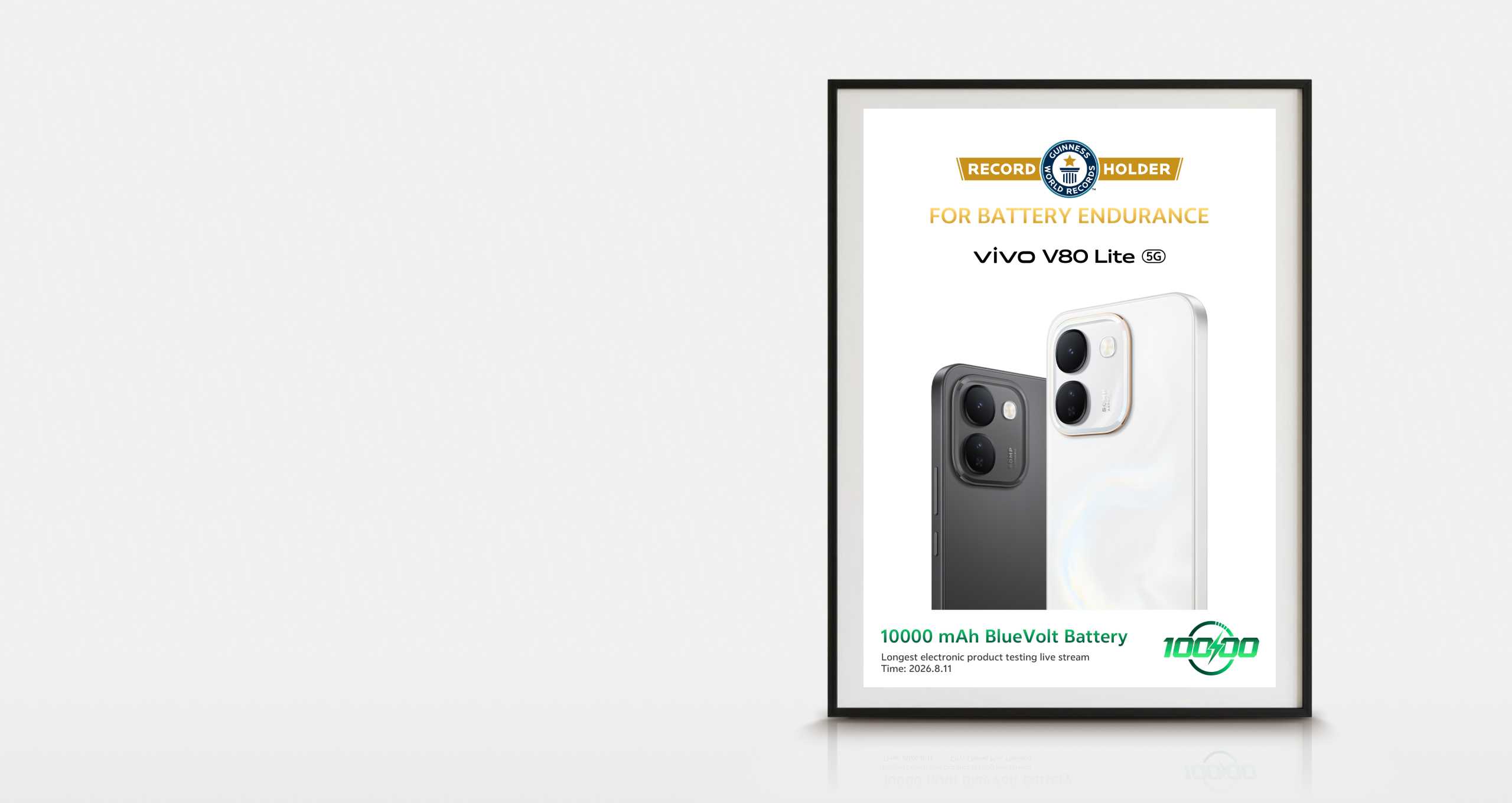 vivo V80 Lite 5G holds Guinness World Records for endurance