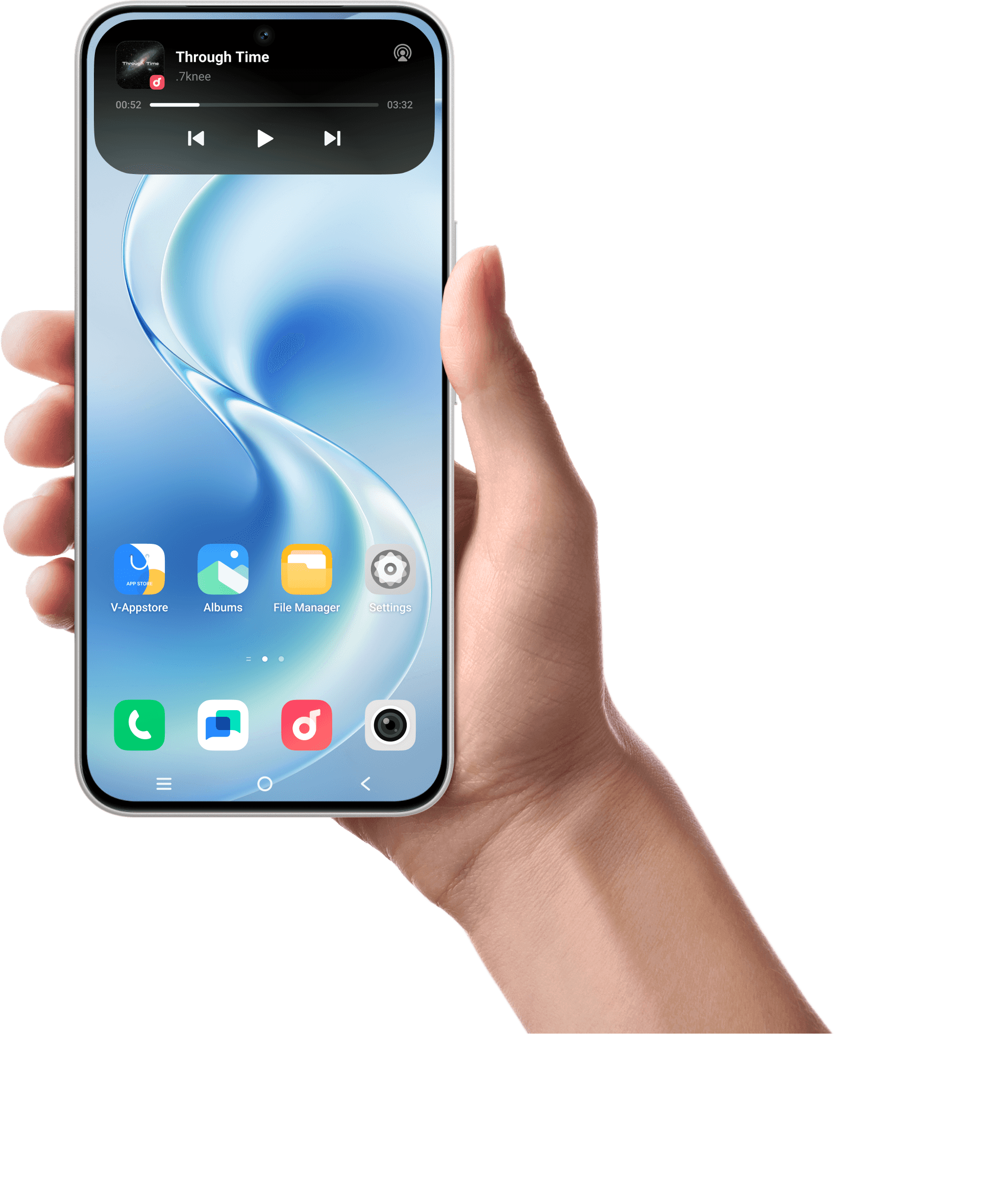 vivo V80 Lite 5G with Origin Island