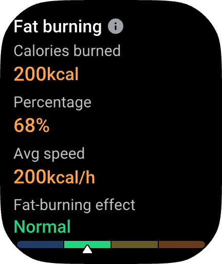 vivo Watch GT 2 Rhythm Fat Loss Assistant featuring Workout Evaluation function